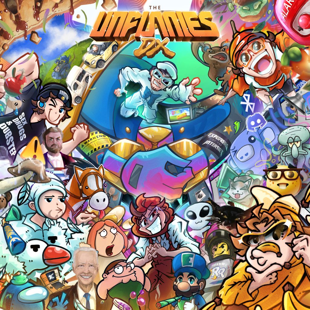 Cover art for The Unfunnies DX by Explorers of the Internet