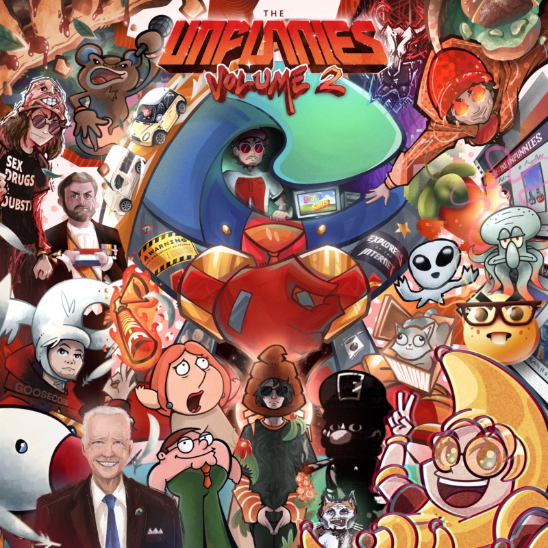 Cover art for The Unfunnies I by Explorers of the Internet